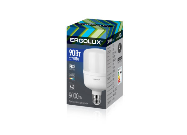 Светодиод. лампа PRO 90W E40 6500К Ergolux