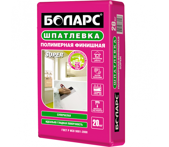 Шпатлевка финишная БОЛАРС 20кг/48