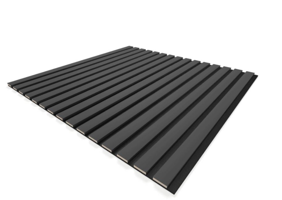 Панель Стеновая Акустическая МДФ Comfort De Luxe Black Lead 600х600х9 (уп.1шт.)