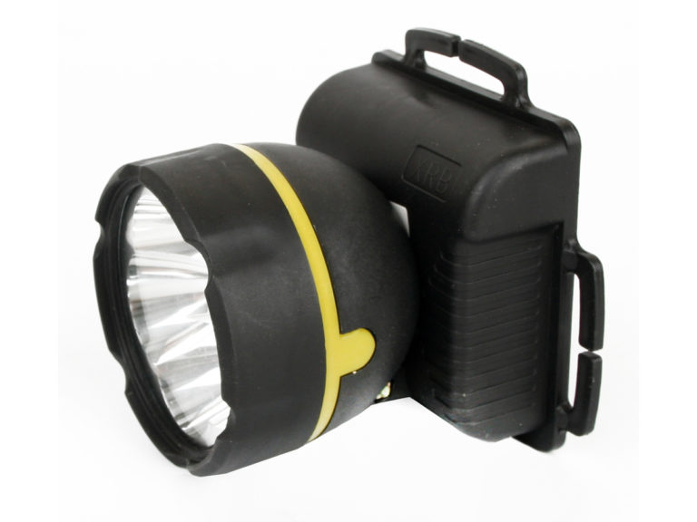 Фонарь налобный 909LED5 черный 1 режим Ultraflash