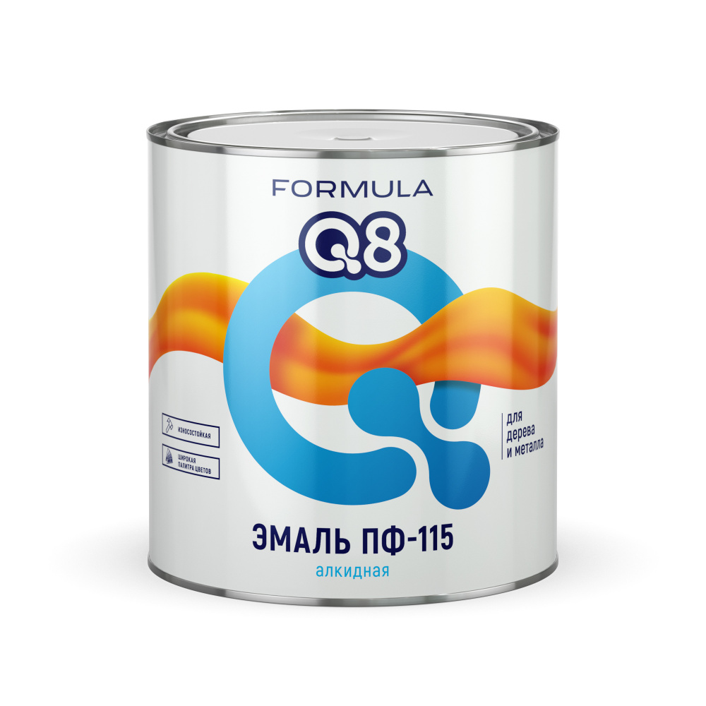 Эмаль ПФ-115 изумрудная 2,7 кг FORMULA Q8/6