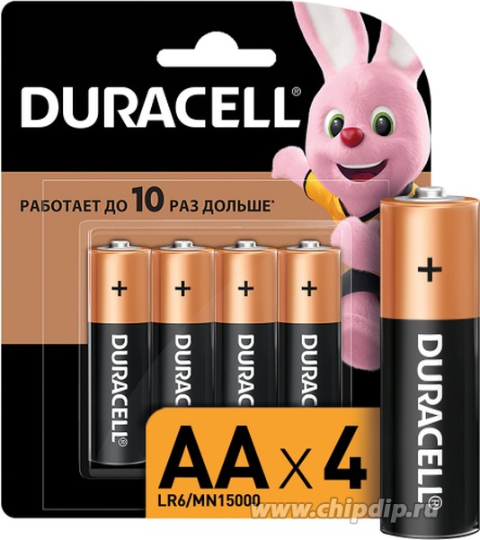 Эл.пит. Duracell LR06-4 блистер Basic/48