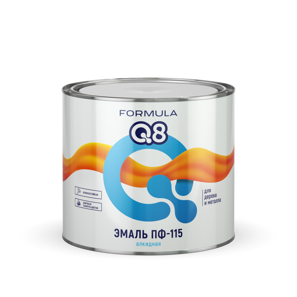 Эмаль ПФ-115 белая 1,9 кг FORMULA Q8/6