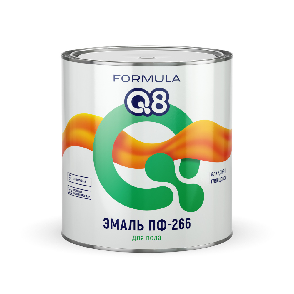 Эмаль ПФ-266 светлый орех 2,7 кг FORMULA Q8/6шт