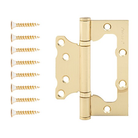 Петля накладная без врезки  Avers100*75*2,5-B2-Steel- GМ/за 2 шт
