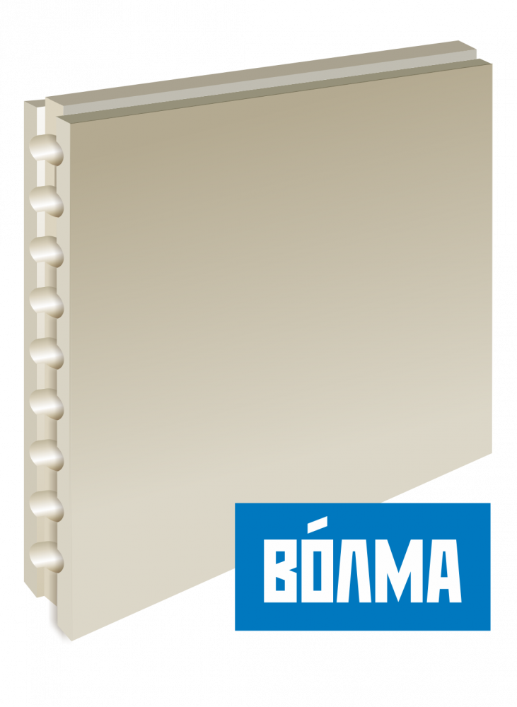 Гипсоплита ПГП пустотелая обычная 500*667*80 ВОЛМА