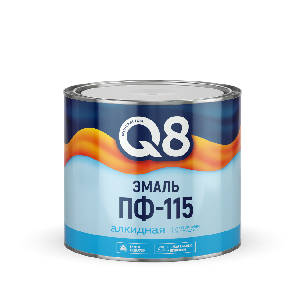 Эмаль ПФ-115 фиолетовая 1,8 кг FORMULA Q8/6