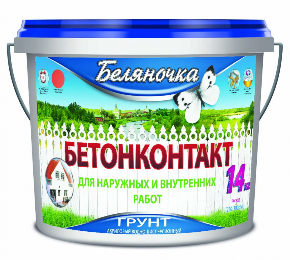 Грунт БЕТОН-КОНТАКТ 14 кг Беляночка/1