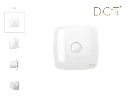 Вентилятор RIO D100 c обр.клапаном DICITI