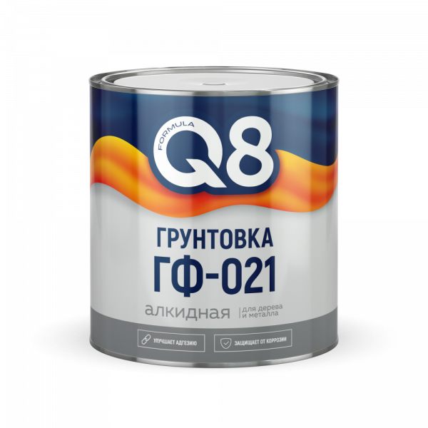 Грунт ГФ-021 серый 2,6 кг FORMULA Q8/6