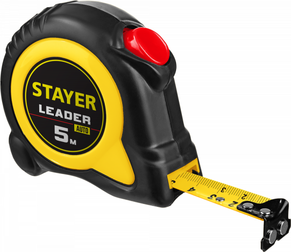 Рулетка 5м*19мм с автостопом STAYER
