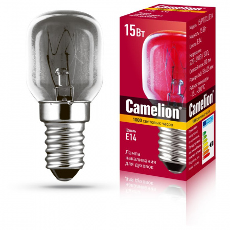 Лампа для духовок MIC Camelion 15/РТ/E14
