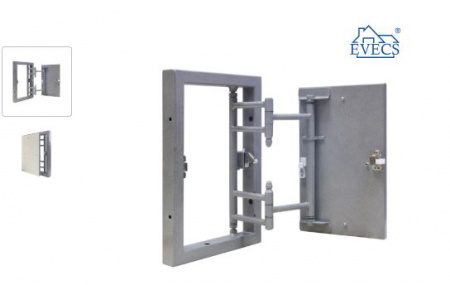 Люк под плитку D Ceramo Steel 300х400 скрыт.монтаж окраш.сталь EVECS