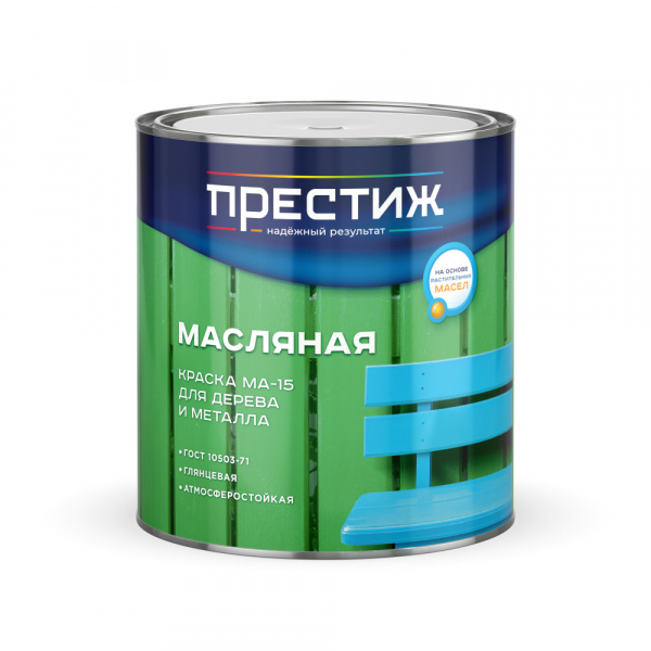 Краска МА-15 белая 2,8 кг Престиж/6