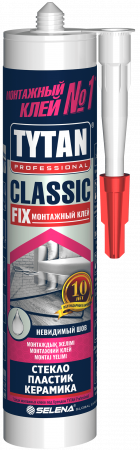 Клей монтажный Classic Fix прозрачный 310 мл TYTAN/2