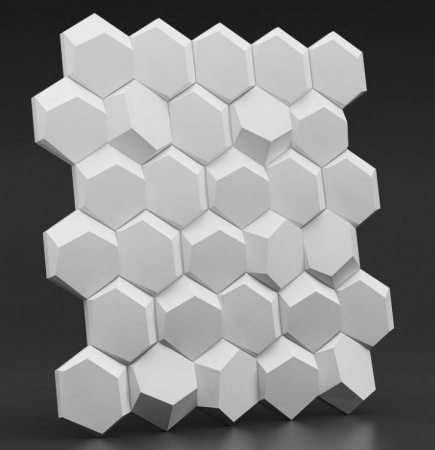 Гипсовая 3D панель 