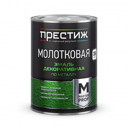 Эмаль с молотковым эффектом МЕДНО-ШОКОЛАДНАЯ 0,8 л Престиж/6