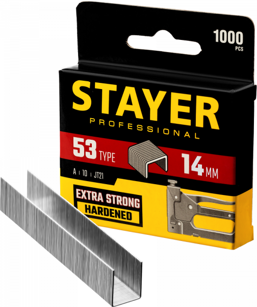 Скобы 14мм тип 53 1000шт STAYER