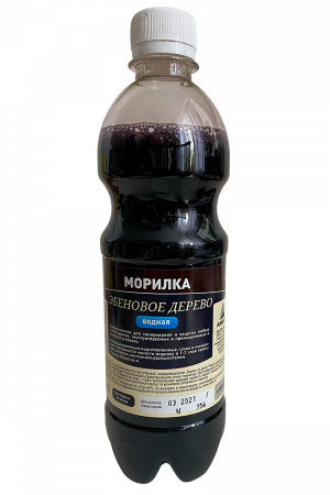 Морилка водная (п/э бут.,0,5л) -эбен. дер (АНЛЕС)