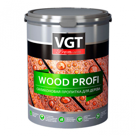 Пропитка силиконовая WOOD PROFI бесцветная 0,9 кг ВГТ/6