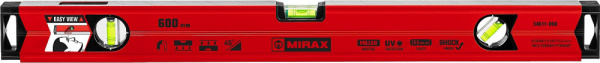 Уровень 600мм магнитный MIRAX