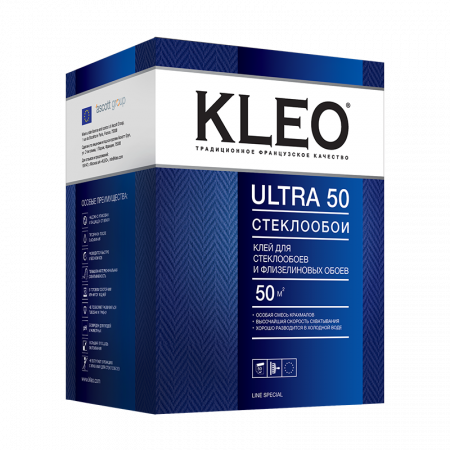 Клей обойный KLEO ULTRA д/стеклооб/флизелин 500гр