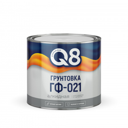 Грунт ГФ-021 черный 1,8 кг FORMULA Q8/6