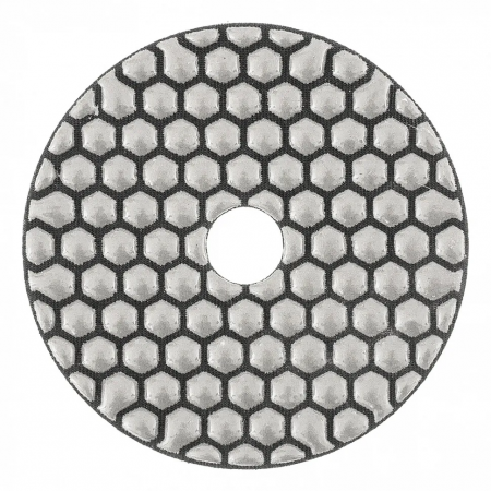 Круг для шлиф.алмазный гибкий 100мм Р100 /липучка/сухое шлифование 5шт/уп Matrix