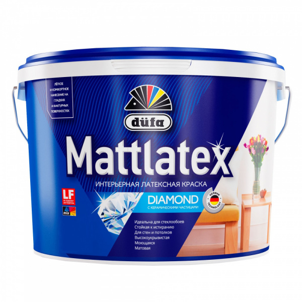 Краска ВД латексная матовая 2,5л Mattlatex D-100