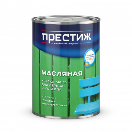 Краска МА-15 белая 0,9 кг Престиж/14