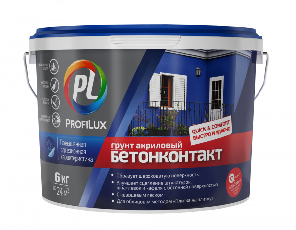 Грунт БЕТОН-КОНТАКТ 12 кг Profilux