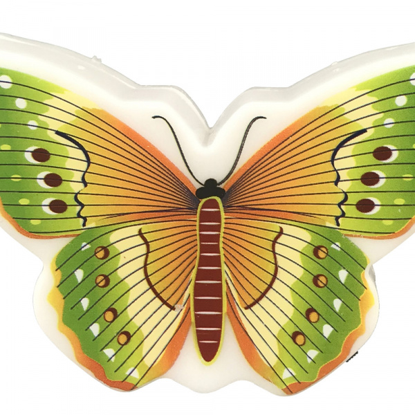 Светильник-ночник светодиодный NL-239 Бабочка с выключателем Camelion