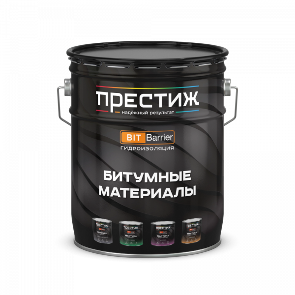 Мастика битумная для фундамента 8 кг Престиж