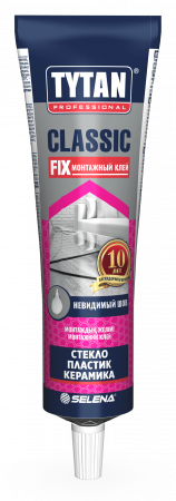 Клей монтажный Classic Fix прозрачный 100 мл TYTAN/12