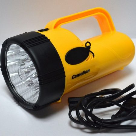 Фонарь аккумуляторный LED29314 4Вт желтый Camelion