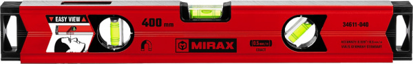 Уровень 400мм магнитный MIRAX