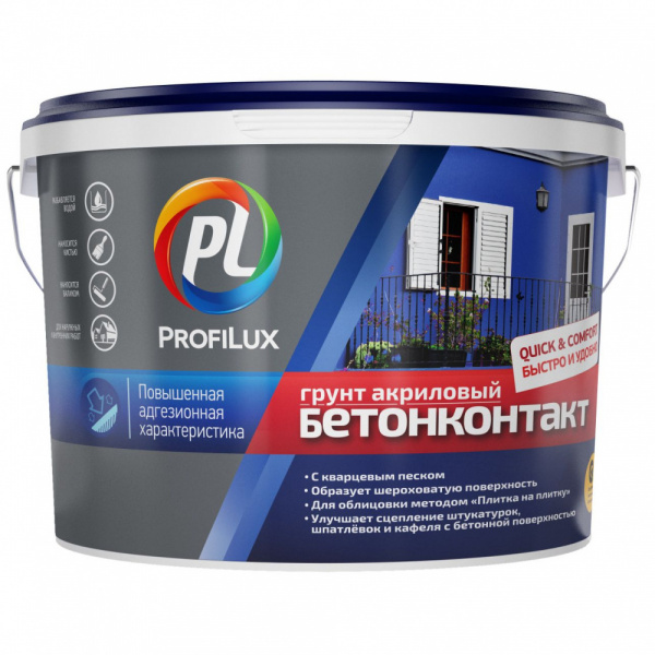 Грунт БЕТОН-КОНТАКТ 12 кг Profilux
